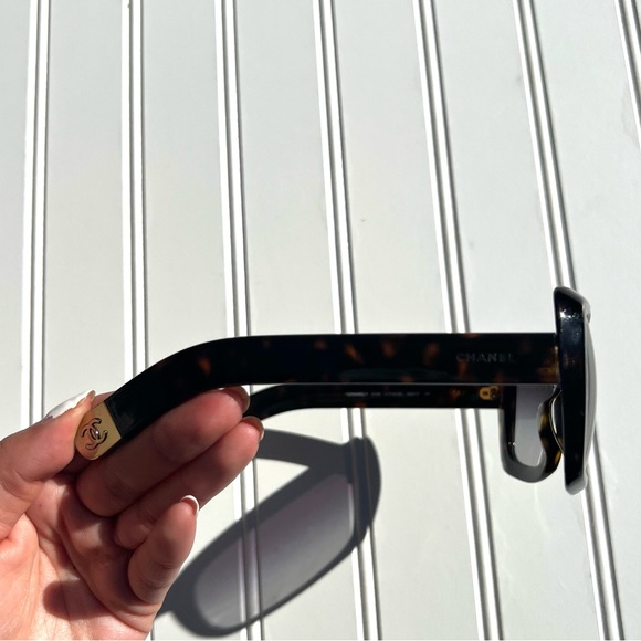 Chanel Tortoise Sunglasses - Picture 6 of 6